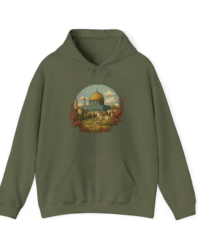 Hooded Sweatshirt Dome of the Rock Design