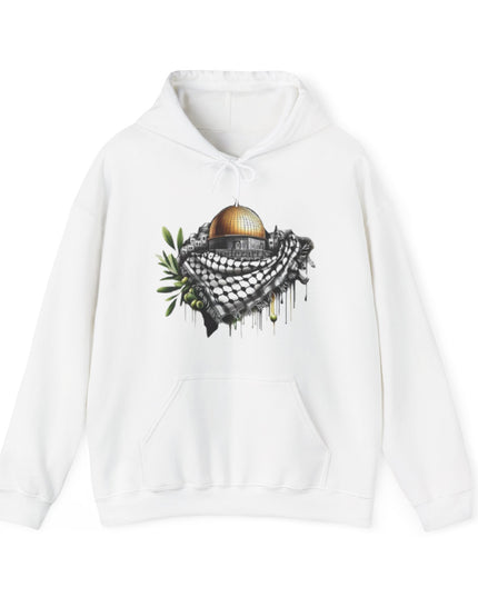 Hoodie — Dome of the Rock with Keffiyeh Graphic Hoodie