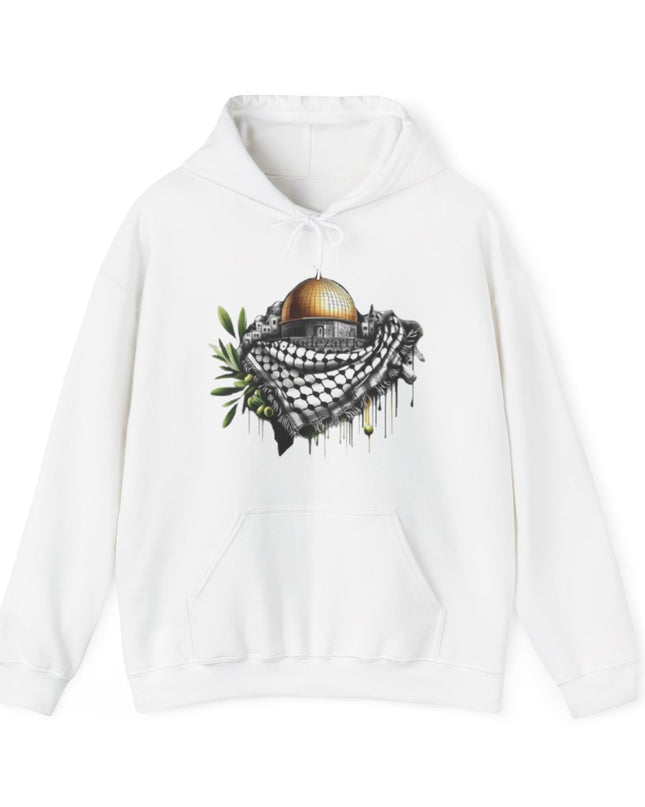 Hoodie — Dome of the Rock with Keffiyeh Graphic Hoodie