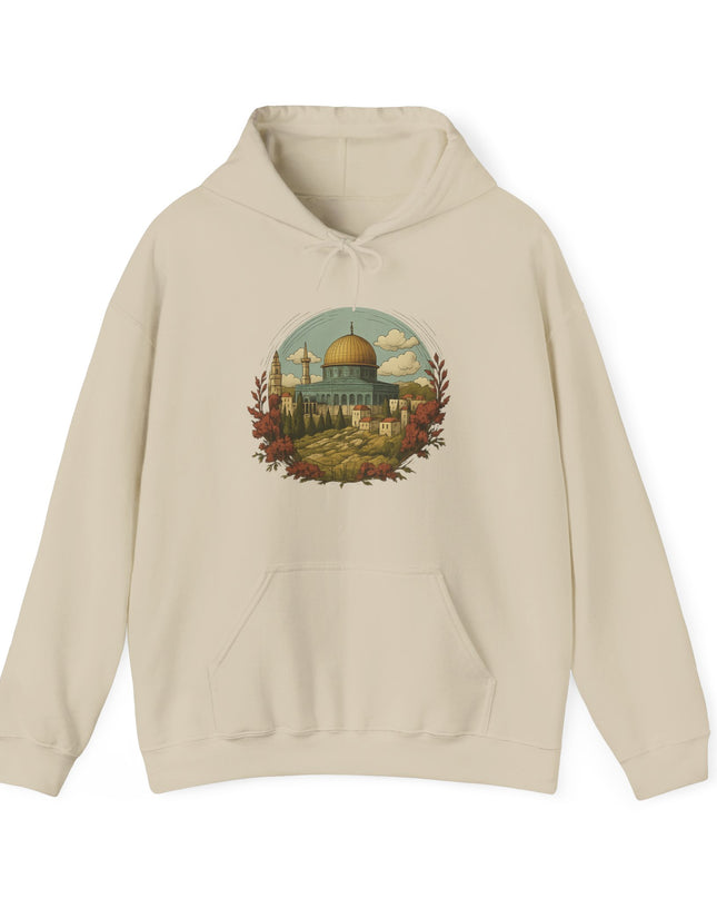 Hooded Sweatshirt Dome of the Rock Design