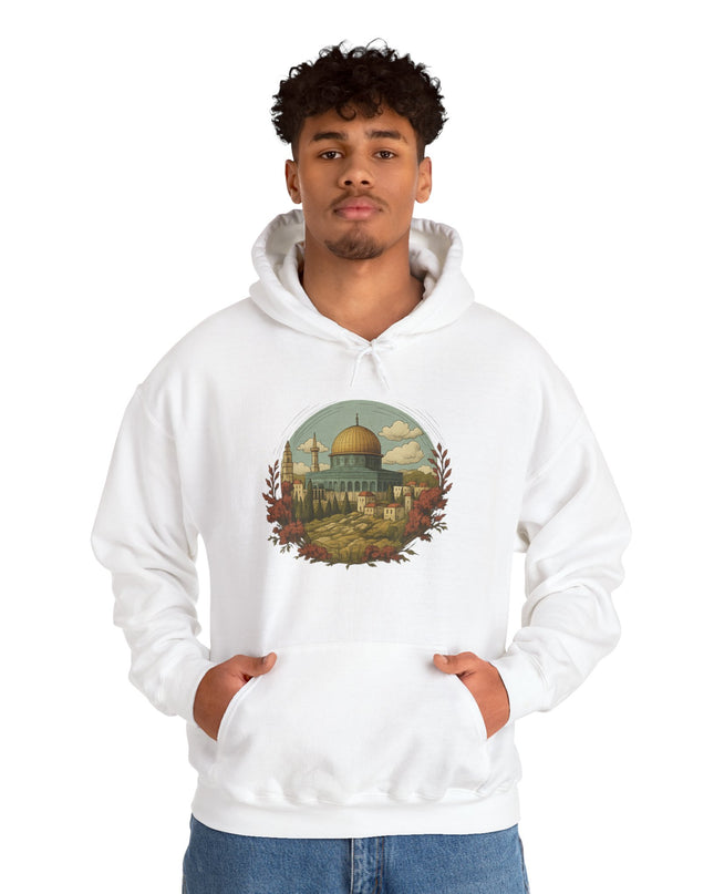 Hooded Sweatshirt Dome of the Rock Design