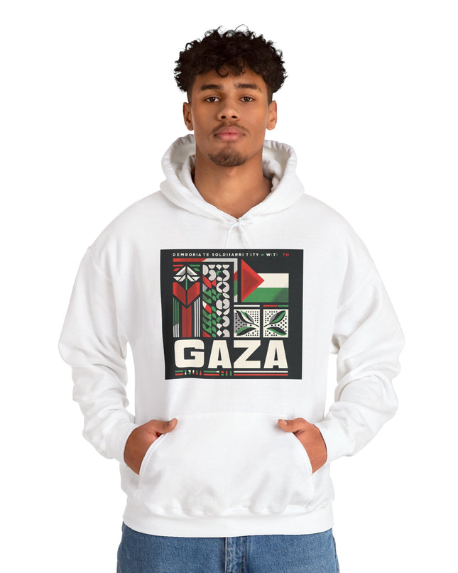 Hooded Sweatshirt Stand With Gaza Solidarity Support Palestine