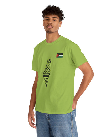 Palestinian Tee with Flag