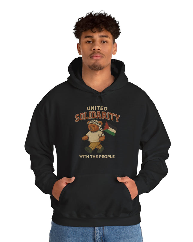 United Solidarity Bear Hoodie