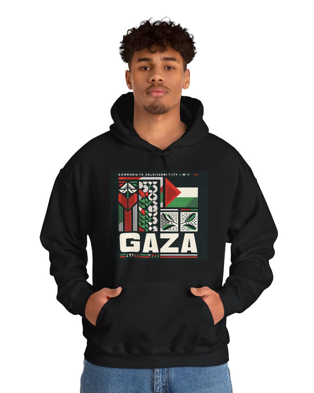 Hooded Sweatshirt Stand With Gaza Solidarity Support Palestine