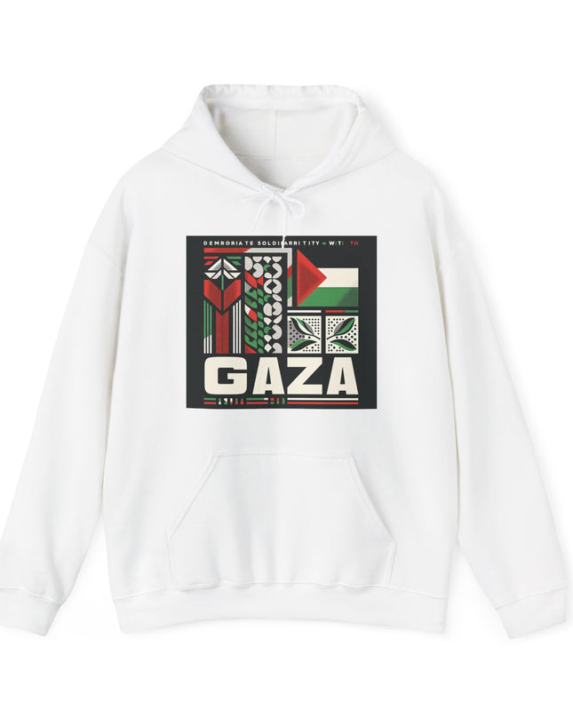 Hooded Sweatshirt Stand With Gaza Solidarity Support Palestine