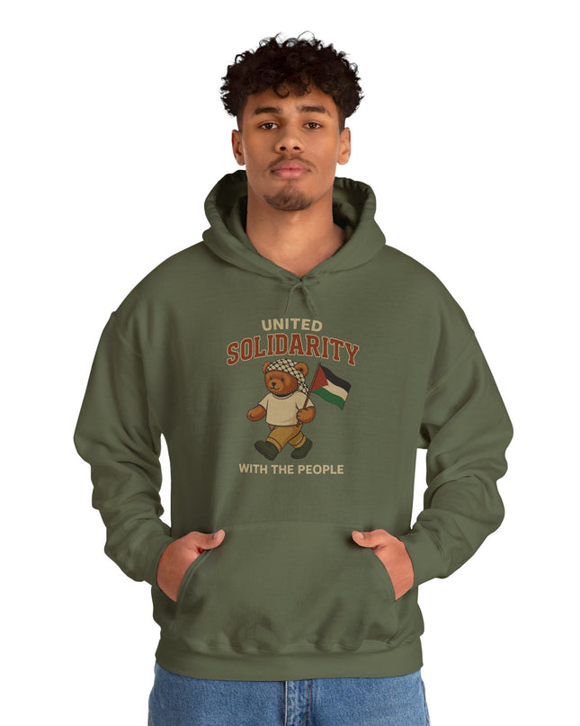 United Solidarity Bear Hoodie