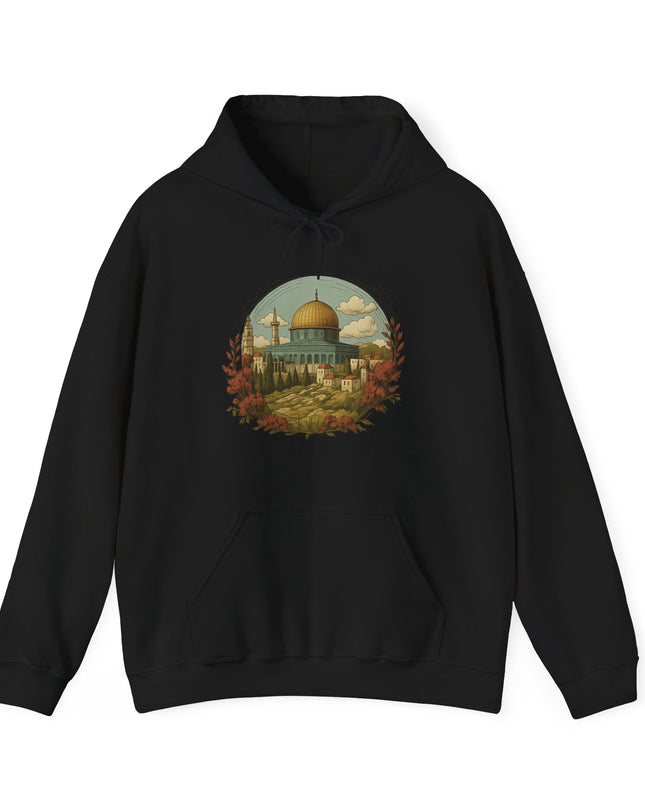 Hooded Sweatshirt Dome of the Rock Design