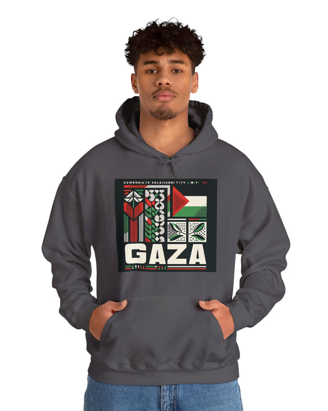 Hooded Sweatshirt Stand With Gaza Solidarity Support Palestine
