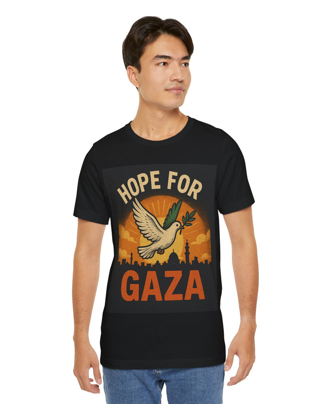 Hope for Gaza Men Jersey Short Sleeve Tee