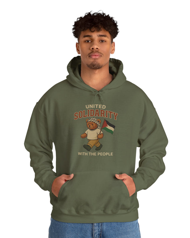 United Solidarity Bear Hoodie