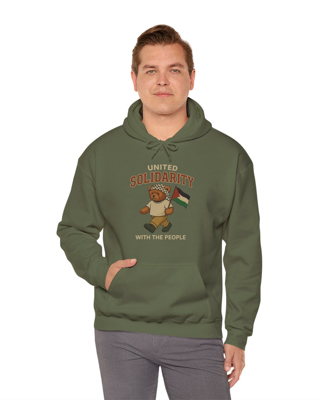 United Solidarity Bear Hoodie