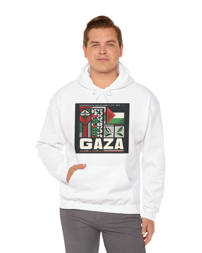 Hooded Sweatshirt Stand With Gaza Solidarity Support Palestine