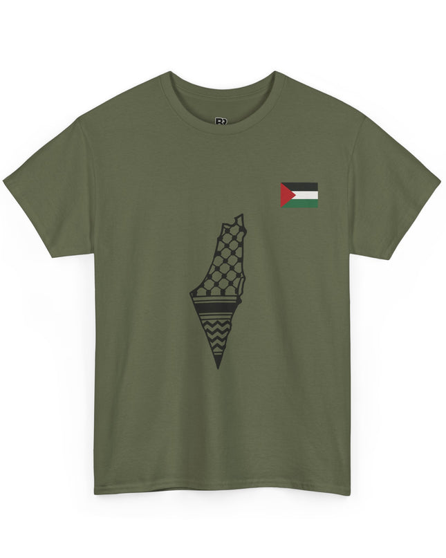 Palestinian Tee with Flag